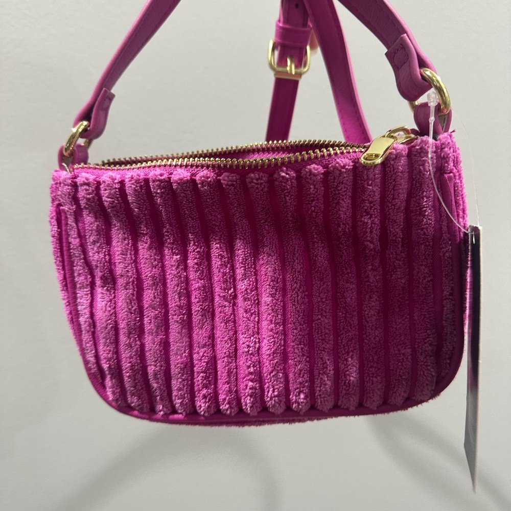 Pink Velvet Handbag